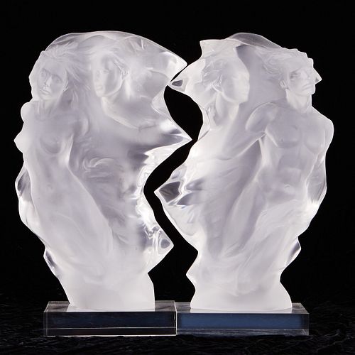 Frederick Hart "Duet" Acrylic Sculpture
