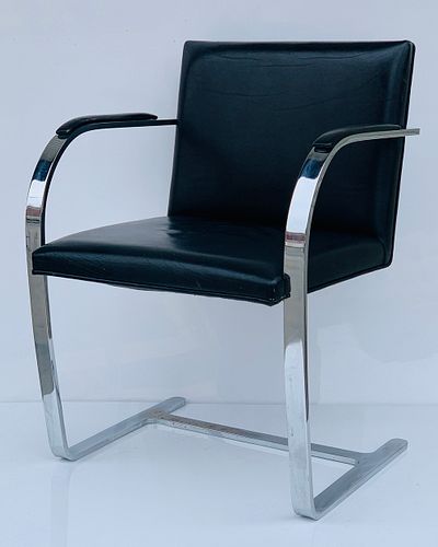 Flat Bar Brno Chair by Mies Van Der Rohe for Gordon Int