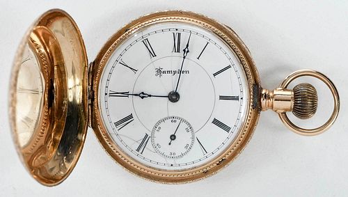 Hampden Watch Co. 14kt. Pocket Watch