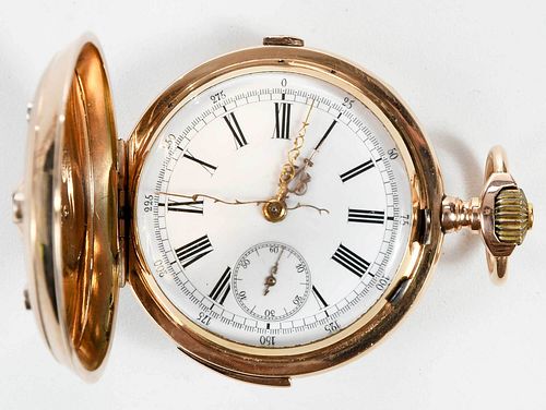 Montandon Chronograph Repeater Pocket Watch