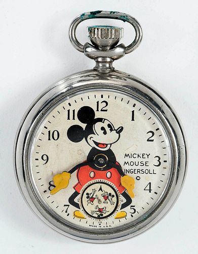Ingersoll Mickey Mouse Pocket Watch