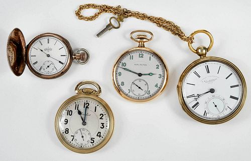 Four Assorted Pocket Watches 