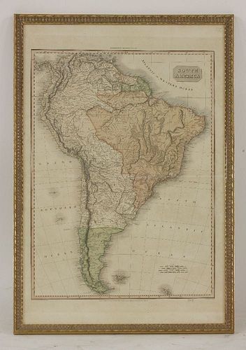 South America, From Pinkerton's Modern Atlas, Cadell &