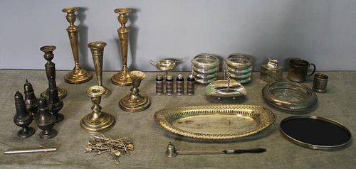 STERLING. Large Miscellaneous Grouping of Silver.