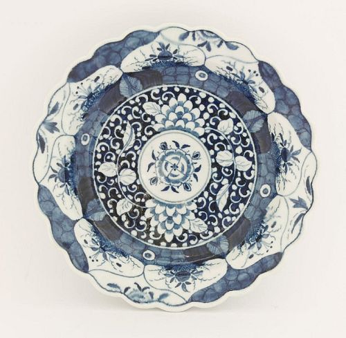 A Worcester blue and white Bowl, c.1770-1775, painted
