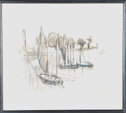 Richard Haley Lever (1876-1958) American, Drawing