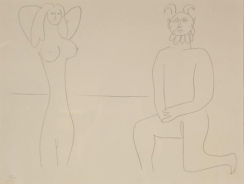 After Picasso, Mes Dessins d'Antibes, Nude