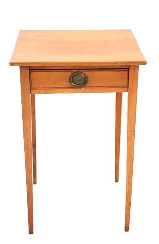 American Federal 19th C. One Drawer Stand