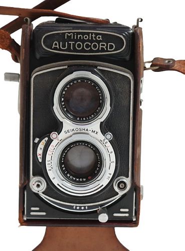 Minolta Autocord Camera