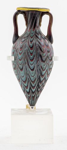 Ancient Greek Core-Formed Glass Amphoriskos