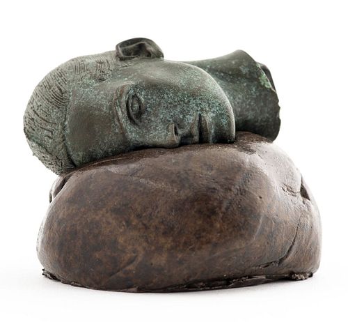 Robert Graham "Head on Pillow" Bronze, 1999