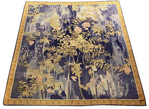 19th C. Scandinavian Carpet, 8' x 7' 8"