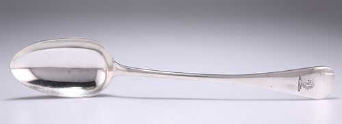 A VICTORIAN SILVER BASTING SPOON,?by?John Samuel Hunt, London 1857, Old Eng
