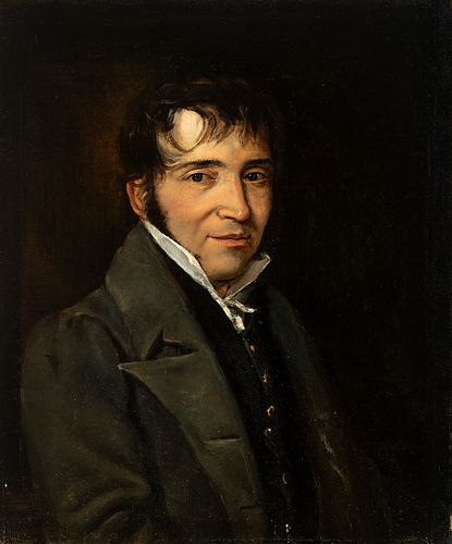 Attributed to LUIS USEBI (Rome, 1773-Paris, 1829).
"Portrait of a Gentleman.
Oil on canvas. Relined