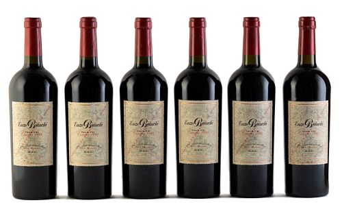 Six bottles Enzo Bianchi Gran Cru, vintage 1994.
Category: red wine. D.O.C. San Rafael, Mendoza (Argentina).
Numbered bottles.
Level: A/B.
750 ml.