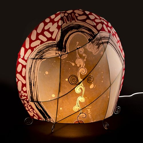 Yasuda Shuhei, Rasera Paper Modern Table Lamp, ca. 2018
