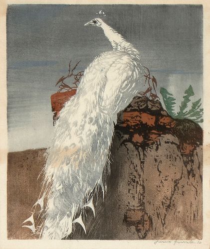 Hans Frank, White Peacock, 1910