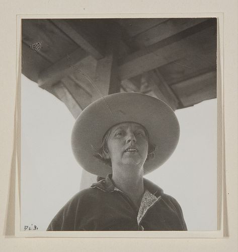 Dorothea Lange, Portrait of Dorothy Brett, 1931