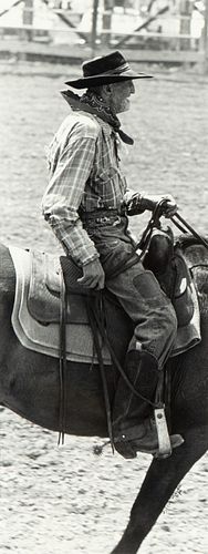 Steve Snyder, Untitled (Old Cowboy on Horse), 1986