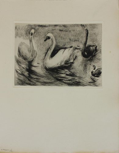 Berthe Morisot - Untitled (Swans)