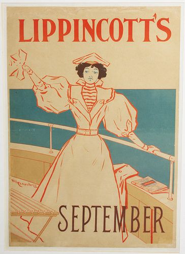 Will Carqueville - Lippincott's Vintage Poster