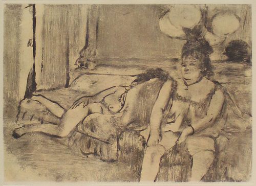 Edgar Degas (After) - Au Salon
