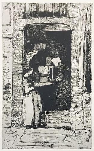 James McNeill Whistler (After) - La Merchande de