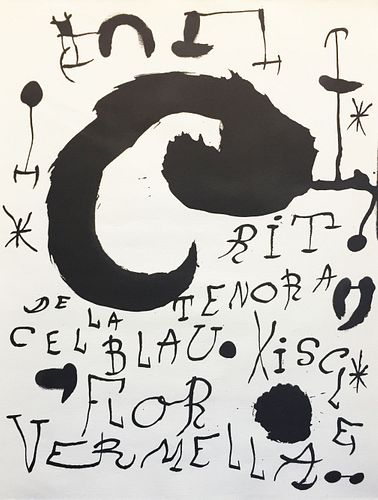 Joan Miro - Cover Sheet II from Les Essencies de la