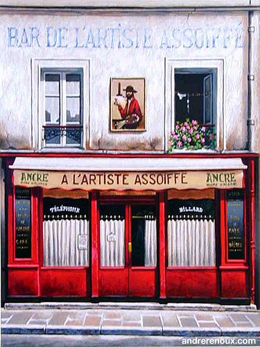Andre Renoux - Le Bar de L'Artiste Assoiffe