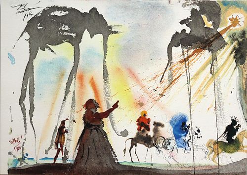 Salvador Dali - They Will All Come From Saba