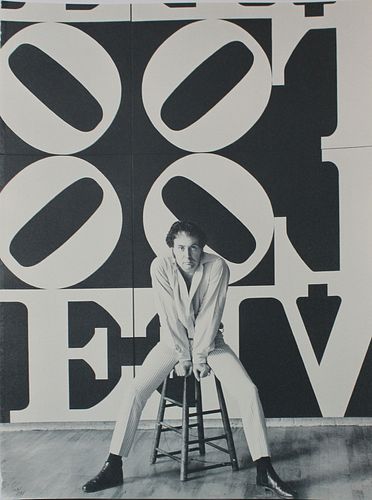 Robert Indiana - Portrait with Love Square