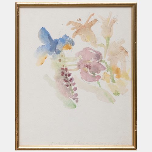 Barbara Novak: Botanical Watercolors: A Group of Six