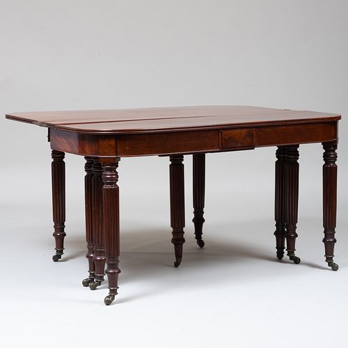 George IV Mahogany Extending Dining Table, in the Manner of Thomas Wilkinson