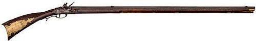 Full-Stock Flintlock Kentucky Rifle 