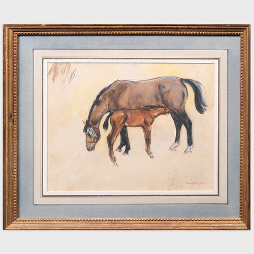 Henry Koehler (1927-2018): Reflection and Foal, IV