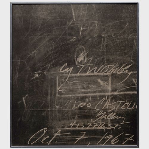After Cy Twombly (1928-2011): Leo Castelli Gallery Poster