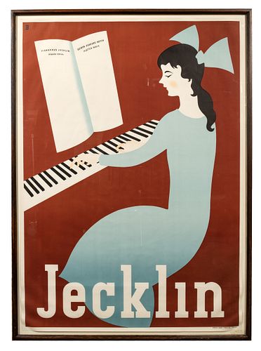 Otto Baumberger (Swiss, 1889-1961) 'Jecklin' Lithograph Poster