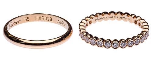 Cartier 18k Rose Gold Rings