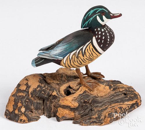 William Reinbold miniature wood duck decoy