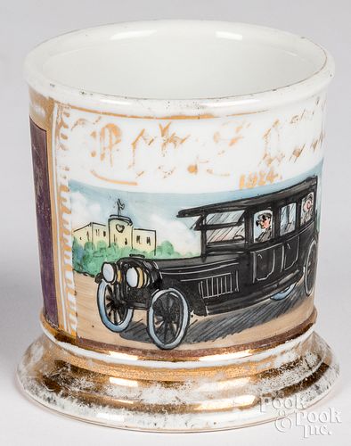 Occupational shaving mug, dated 1924