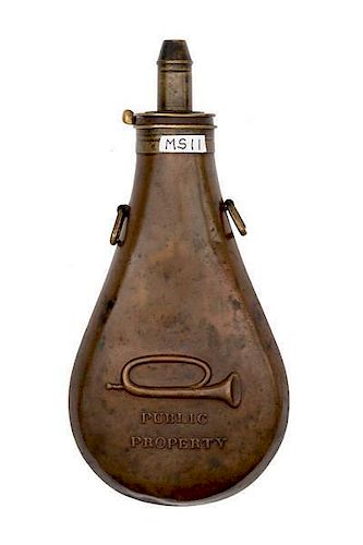 Pattern 1825 Public Property Rifleman's Powder Flask 