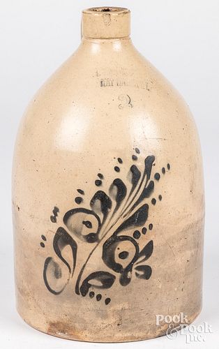 New York stoneware jug, 19th c.