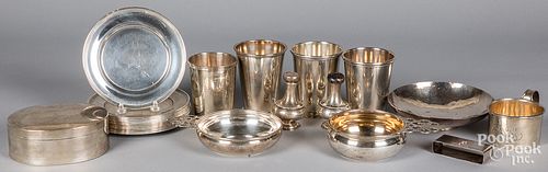 Group of sterling silver