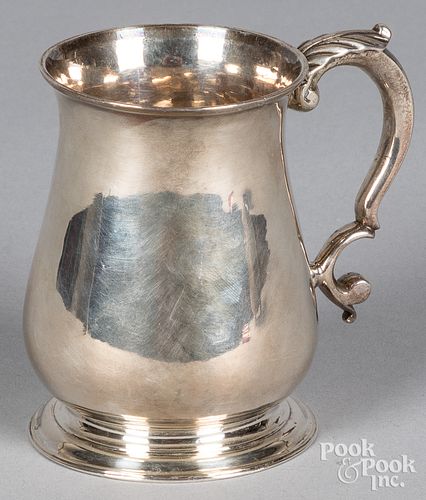 Georgian silver mug, 18th c.