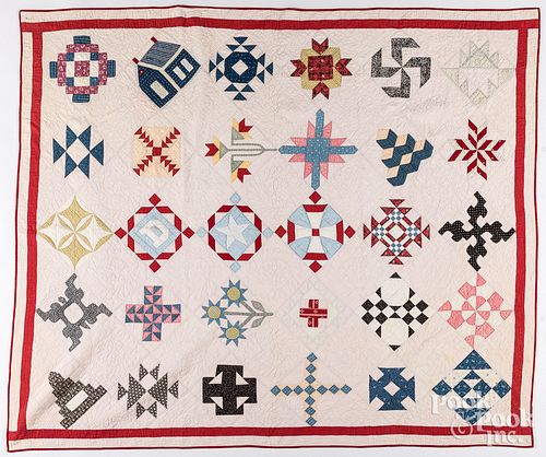 Lancaster County, Pennsylvania sampler quilt
