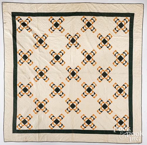 Pennsylvania flying geese patchwork quilt