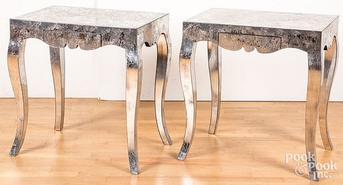 Pair of mirrored dressing tables
