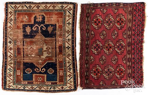 Kazak mat and Turkoman mat