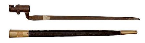Model 1835 Socket Bayonet with 1839 Pattern Scabbard 