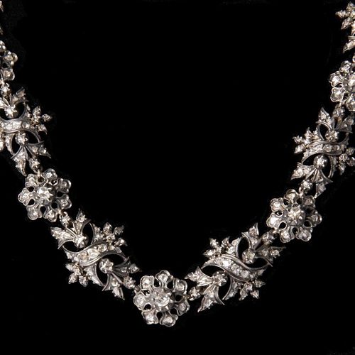 Necklace, Charles Tiffany (Attrib) 19th Century Magnificent Diamond Necklace